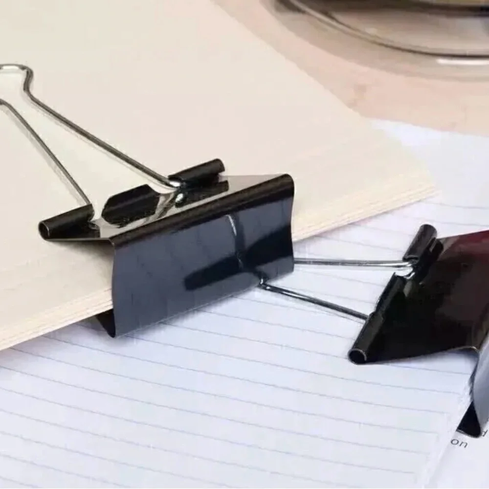 Extra Large Binder Clips (36 Pack) 2 Inch, Big Paper Clamps for Office Supplies